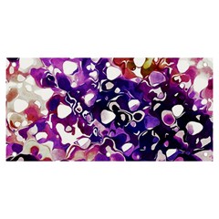 Paint Texture Purple Watercolor Banner And Sign 6  X 3  by Simbadda