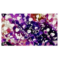 Paint Texture Purple Watercolor Banner And Sign 7  X 4  by Simbadda