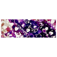 Paint Texture Purple Watercolor Banner And Sign 9  X 3  by Simbadda