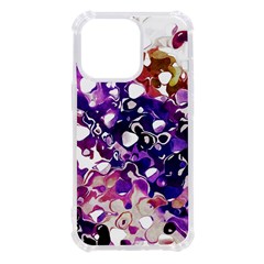 Paint Texture Purple Watercolor Iphone 13 Pro Tpu Uv Print Case by Simbadda