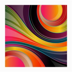 Abstract Colorful Background Wavy Medium Glasses Cloth by Simbadda