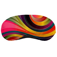 Abstract Colorful Background Wavy Sleeping Mask by Simbadda