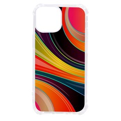 Abstract Colorful Background Wavy Iphone 13 Mini Tpu Uv Print Case by Simbadda