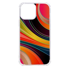 Abstract Colorful Background Wavy Iphone 13 Pro Max Tpu Uv Print Case by Simbadda