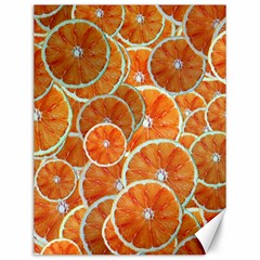 Oranges Background Texture Pattern Canvas 12  X 16  by Simbadda