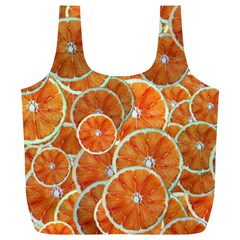 Oranges Background Texture Pattern Full Print Recycle Bag (xl) by Simbadda