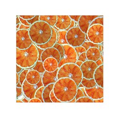 Oranges Background Texture Pattern Square Satin Scarf (30  X 30 ) by Simbadda