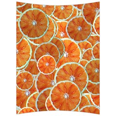 Oranges Background Texture Pattern Back Support Cushion by Simbadda