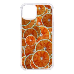 Oranges Background Texture Pattern Iphone 14 Tpu Uv Print Case by Simbadda