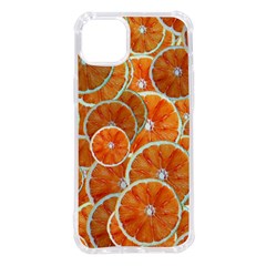 Oranges Background Texture Pattern Iphone 14 Plus Tpu Uv Print Case