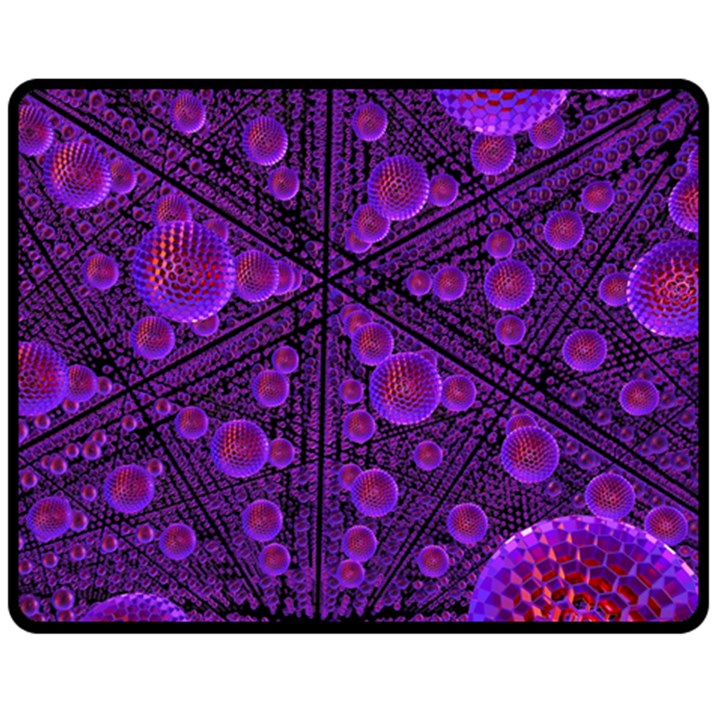 Spheres Combs Structure-regulation Two Sides Fleece Blanket (Medium)