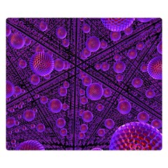 Spheres Combs Structure-regulation Two Sides Premium Plush Fleece Blanket (small) by Simbadda