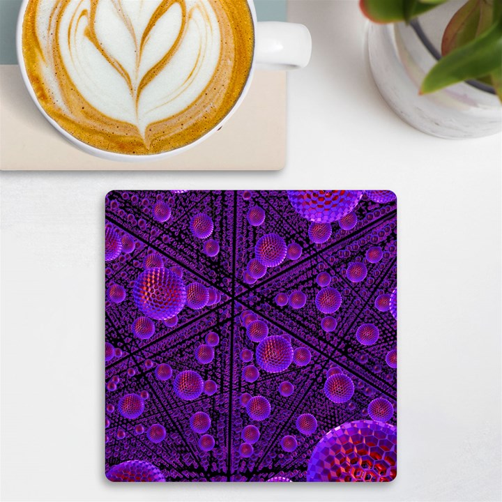 Spheres Combs Structure-regulation UV Print Square Tile Coaster 