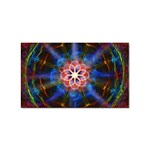 Mandala Pattern Kaleidoscope Sticker Rectangular (100 pack) Front