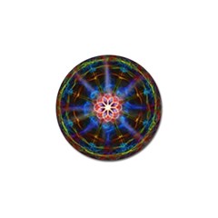 Mandala Pattern Kaleidoscope Golf Ball Marker (4 Pack) by Simbadda