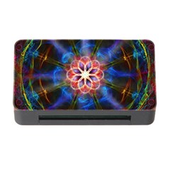 Mandala Pattern Kaleidoscope Memory Card Reader With Cf by Simbadda