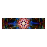 Mandala Pattern Kaleidoscope Banner and Sign 4  x 1  Front