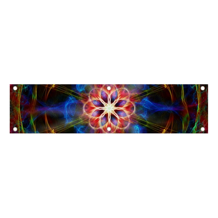 Mandala Pattern Kaleidoscope Banner and Sign 4  x 1 