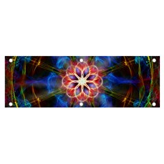 Mandala Pattern Kaleidoscope Banner And Sign 6  X 2  by Simbadda