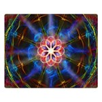 Mandala Pattern Kaleidoscope Premium Plush Fleece Blanket (Large) 80 x60  Blanket Front