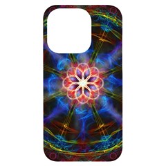 Mandala Pattern Kaleidoscope Iphone 14 Pro Black Uv Print Case