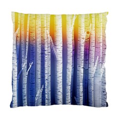 Birch Tree Background Scrapbooking Standard Cushion Case (two Sides) by Simbadda