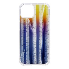 Birch Tree Background Scrapbooking Iphone 14 Tpu Uv Print Case by Simbadda