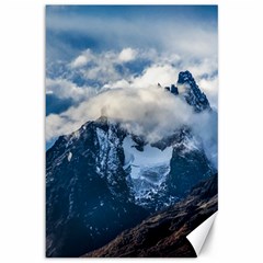 Southermost Andes Mountains Landscape, Ushuaia, Argentina Canvas 12  X 18  by dflcprintsclothing