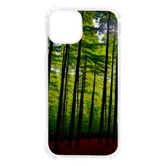 Green Forest Jungle Trees Nature Sunny Iphone 13 Tpu Uv Print Case by Ravend