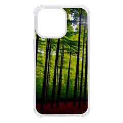 Green Forest Jungle Trees Nature Sunny Iphone 13 Pro Tpu Uv Print Case