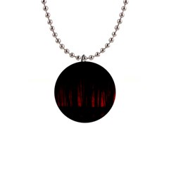 Scary Dark Forest Red And Black 1  Button Necklace by Ravend