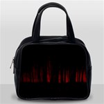 Scary Dark Forest Red And Black Classic Handbag (Two Sides) Back