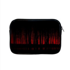 Scary Dark Forest Red And Black Apple Macbook Pro 15  Zipper Case by Ravend