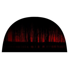 Scary Dark Forest Red And Black Anti Scalding Pot Cap by Ravend