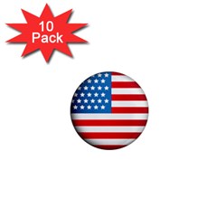 United Of America Usa Flag 1  Mini Magnet (10 Pack)  by Celenk