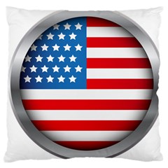 United Of America Usa Flag Large Cushion Case (two Sides) by Celenk