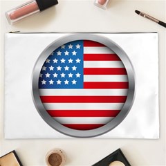 United Of America Usa Flag Cosmetic Bag (xxl) by Celenk