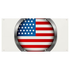 United Of America Usa Flag Banner And Sign 8  X 4  by Celenk