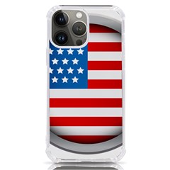 United Of America Usa Flag Iphone 13 Pro Max Tpu Uv Print Case