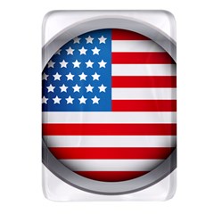 United Of America Usa Flag Rectangular Glass Fridge Magnet (4 Pack) by Celenk