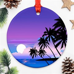 Scenery Landscape Nature Ornament (Round)