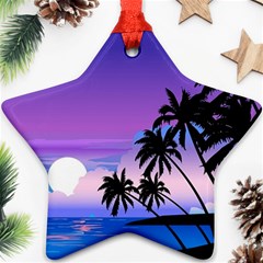 Scenery Landscape Nature Ornament (Star)