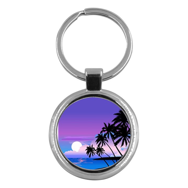 Scenery Landscape Nature Key Chain (Round)