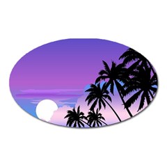 Scenery Landscape Nature Oval Magnet