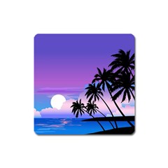 Scenery Landscape Nature Square Magnet