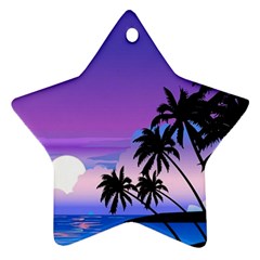 Scenery Landscape Nature Star Ornament (two Sides) by Ravend