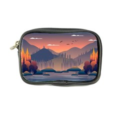 Cool Landscape Night Minimal Art Minimalist Coin Purse by Ravend