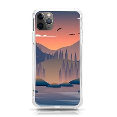 Cool Landscape Night Minimal Art Minimalist Iphone 11 Pro Max 6 5 Inch Tpu Uv Print Case by Ravend