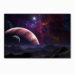 Clouds Fantasy Space Landscape Colorful Planet Postcards 5  X 7  (pkg Of 10) by Ravend