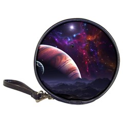 Clouds Fantasy Space Landscape Colorful Planet Classic 20-cd Wallets by Ravend